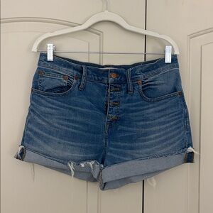 Madewell Denim High-Waisted Shorts